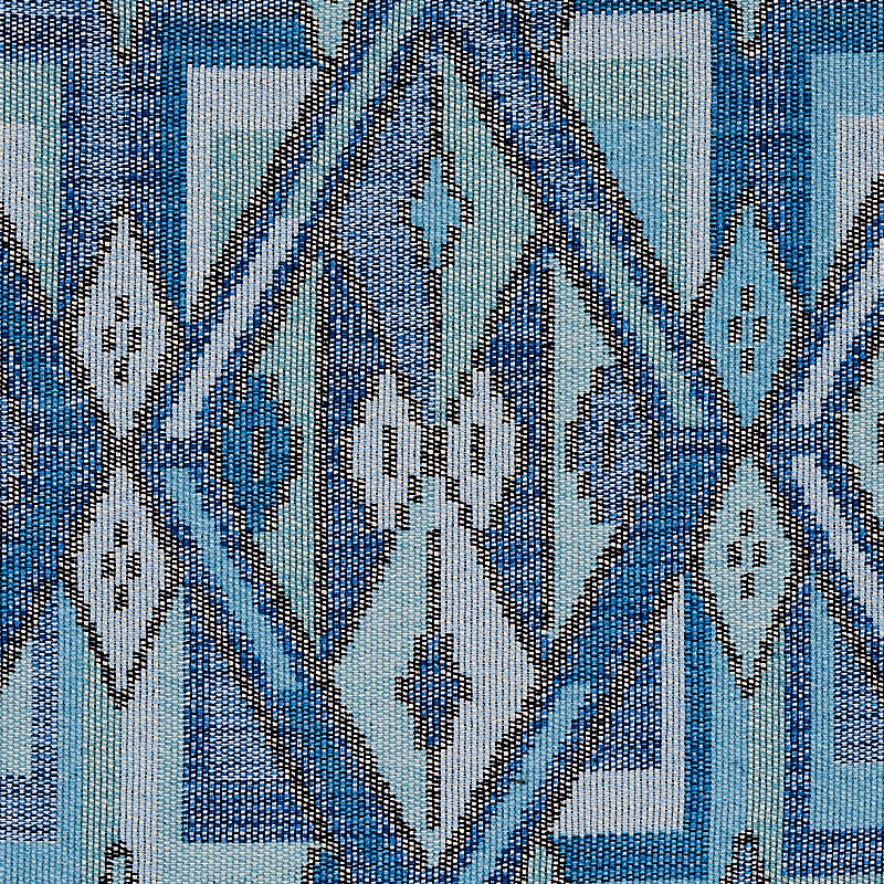 Schumacher Kuzma Blue Fabric 80281