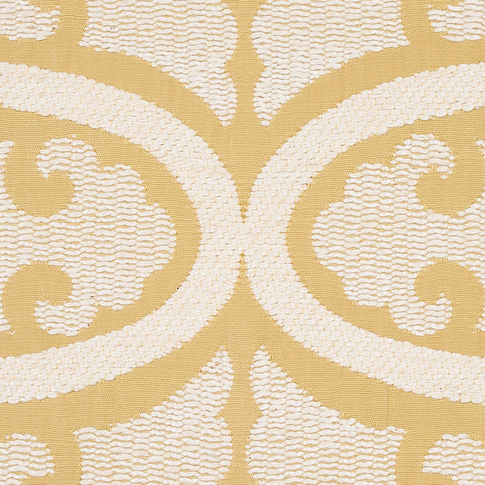 Schumacher Siljan Yellow Fabric Sample 80312