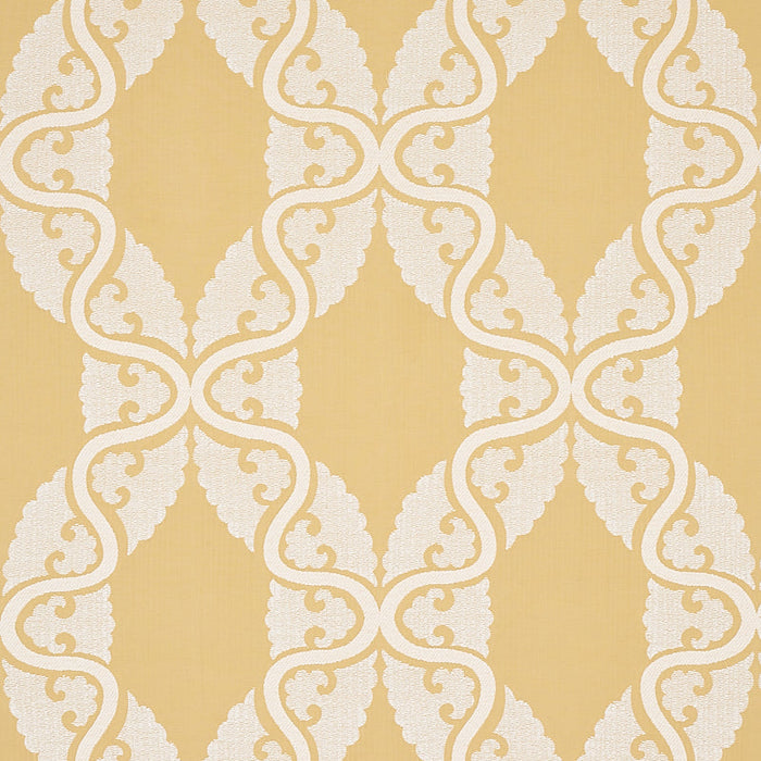 Schumacher Siljan Yellow Fabric Sample 80312