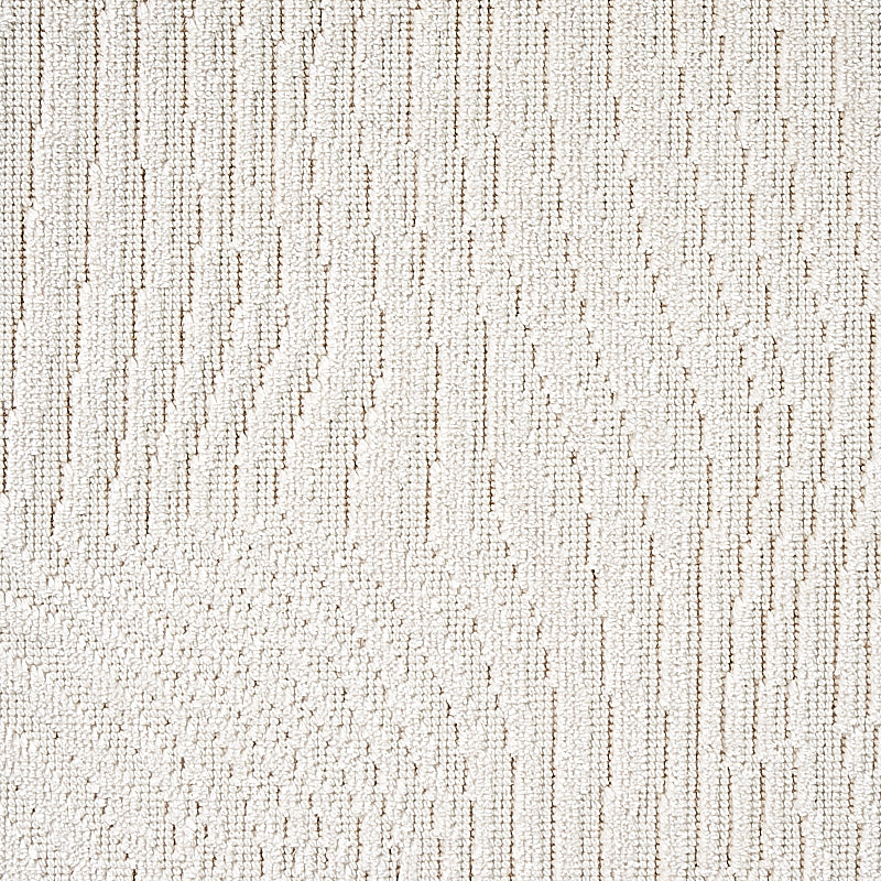 Schumacher Gunta Cut Velvet Ivory Fabric 80360