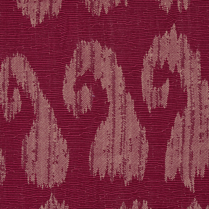 Schumacher Nallamala Fabric Garnet Fabric Sample 80382