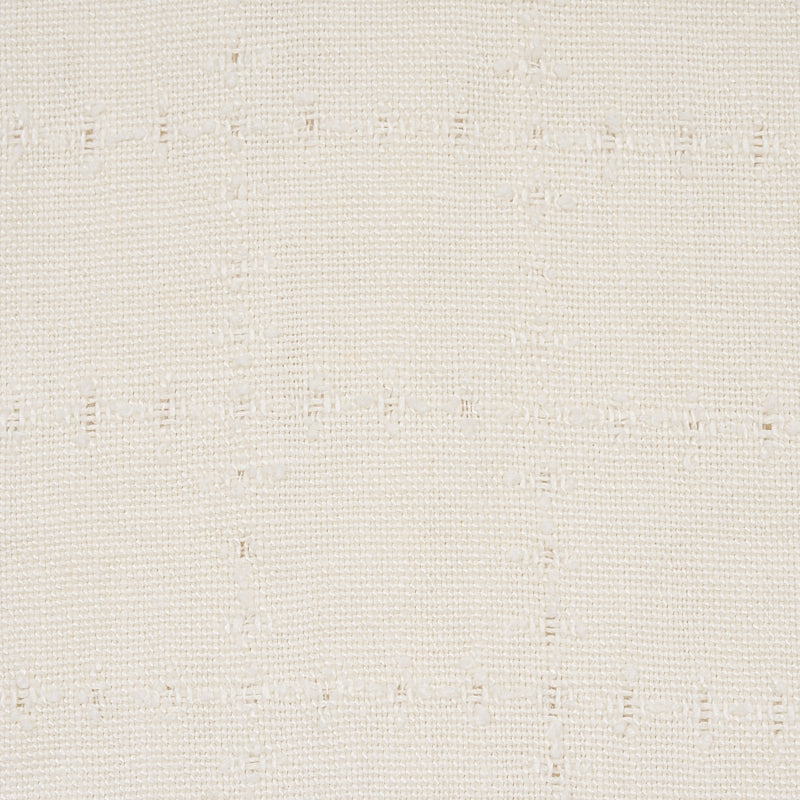 Schumacher Elin Check Ivory Fabric 80410