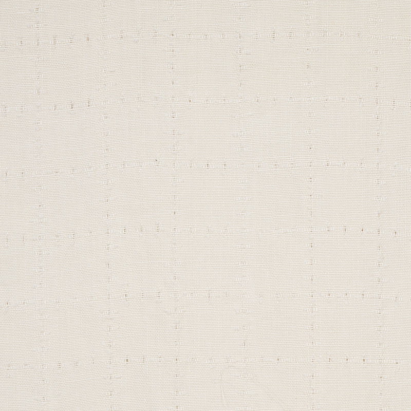 Schumacher Elin Check Ivory Fabric 80410