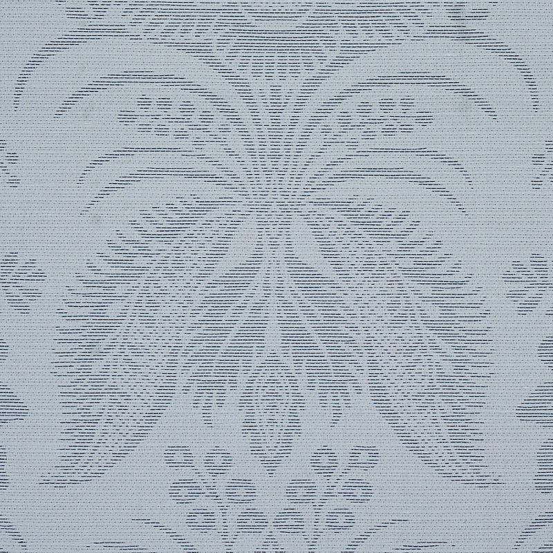 Schumacher Greta Damask Blue Fabric 80420