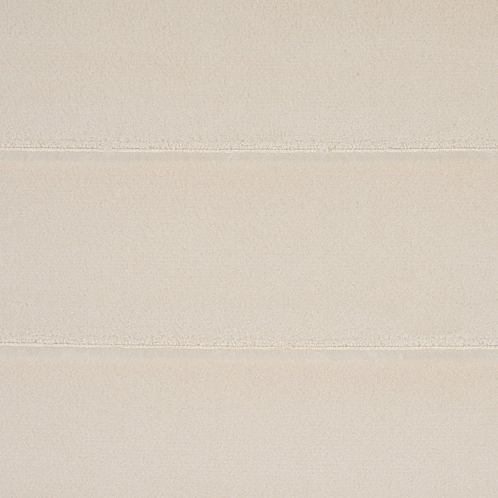 Schumacher Frederika Channeled Velvet Ivory Fabric Sample 80460