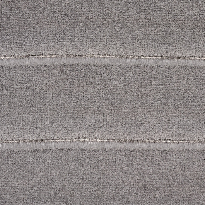 Schumacher Frederika Channeled Velvet Otter Grey Fabric 80463