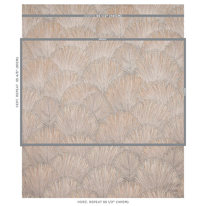 Schumacher Fondale Ivory Fabric Sample 80552