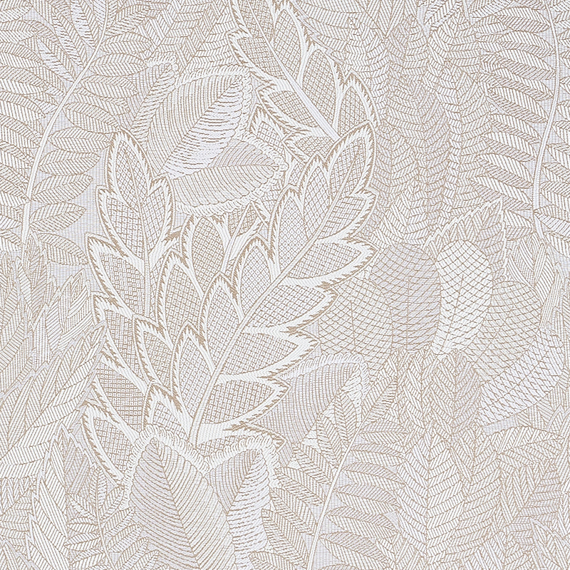 Schumacher Japura Forest Ivory Fabric 80562