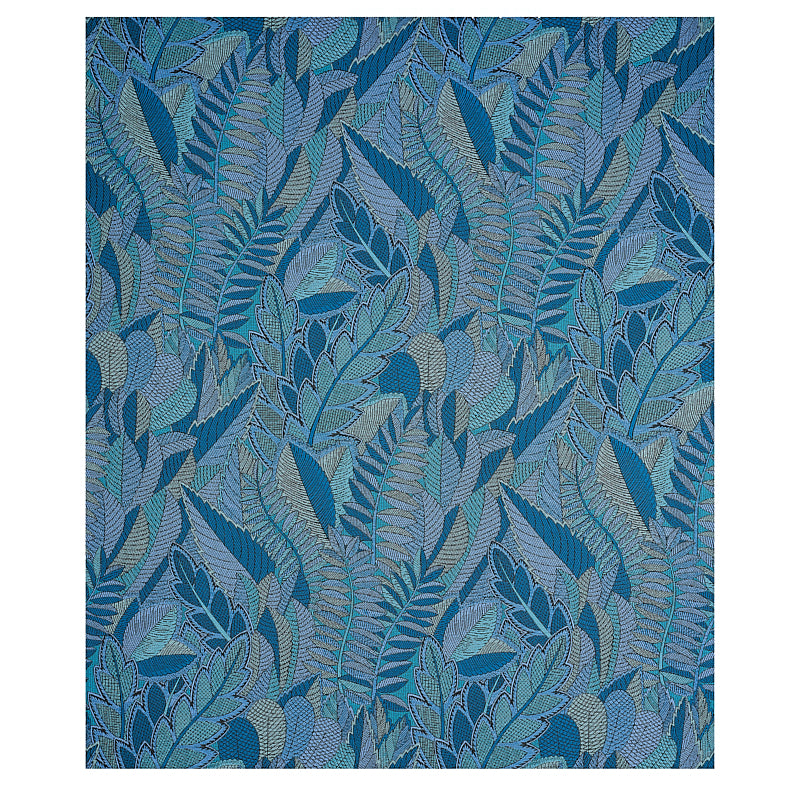 Schumacher Japura Forest Blues Fabric 80563