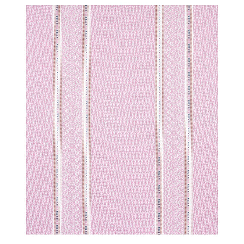 Schumacher Ruiz Jacquard Pink Fabric 80612