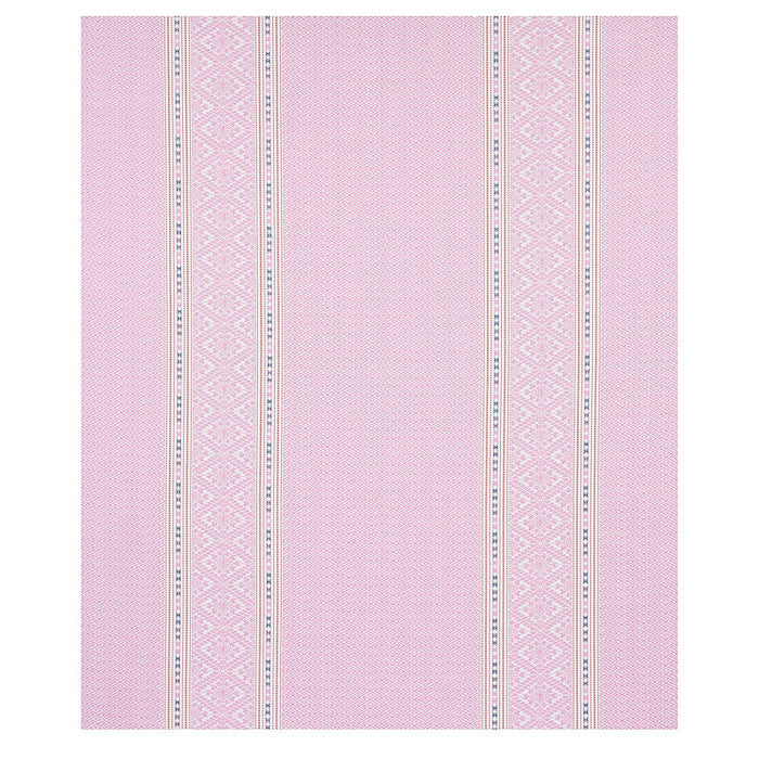 Schumacher Ruiz Jacquard Pink Fabric Sample 80612