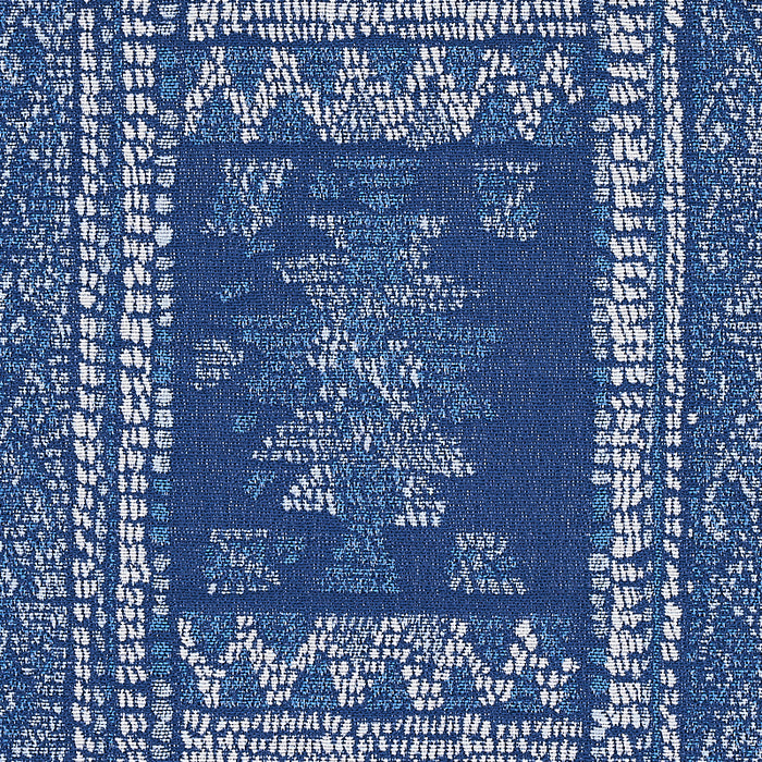 Schumacher Maracena Jacquard Blue Fabric 80630