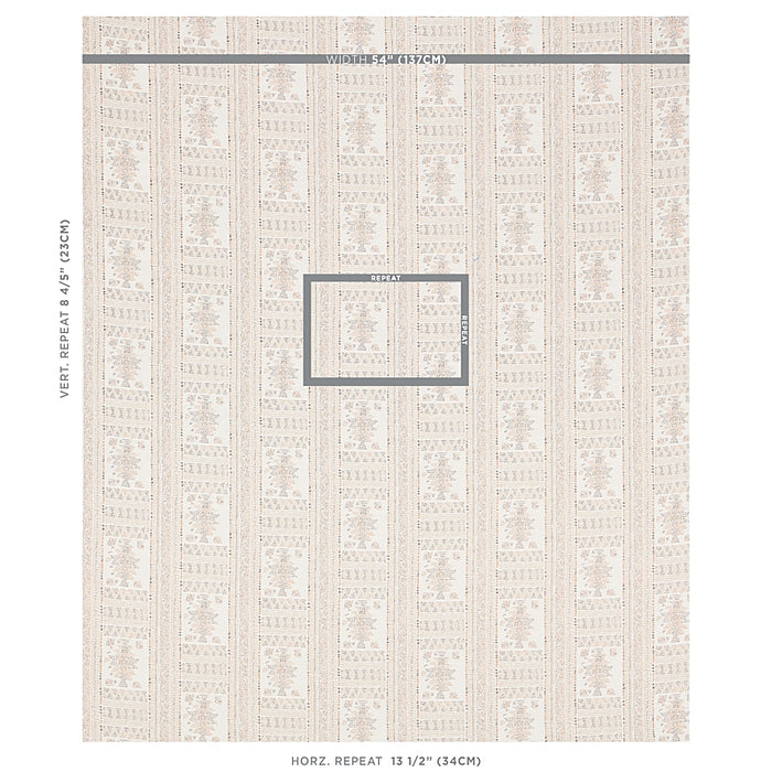 Schumacher Maracena Jacquard Natural Fabric 80632