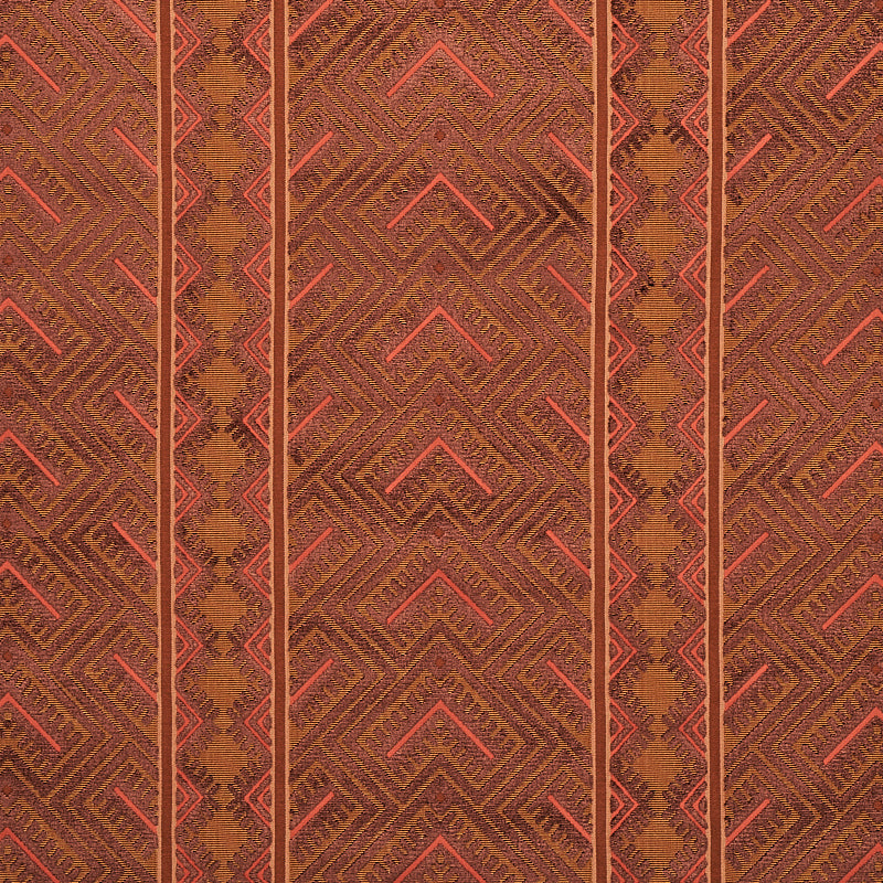 Schumacher Parvin Velvet Copper Fabric 80652