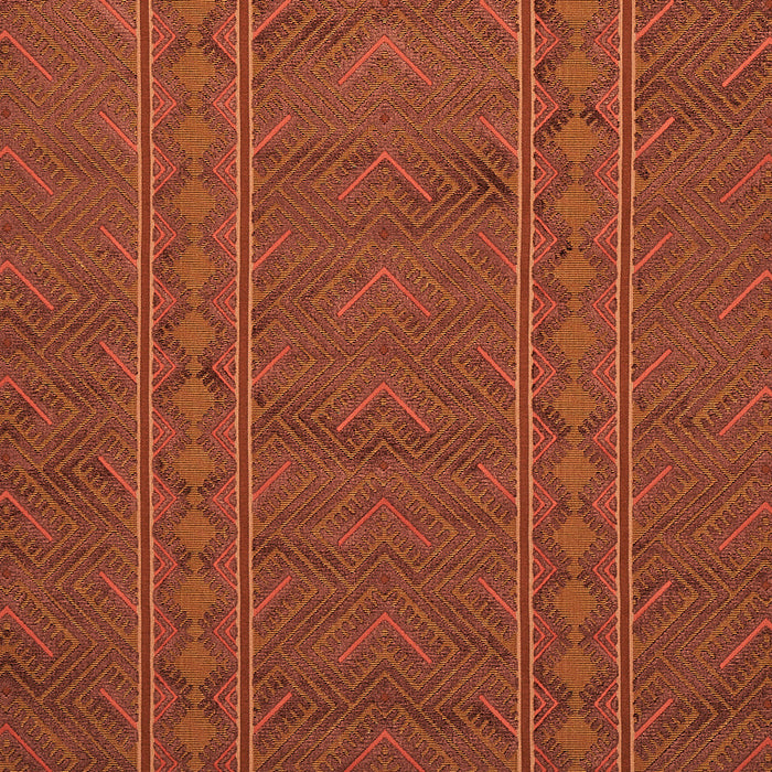 Schumacher Parvin Velvet Copper Fabric Sample 80652