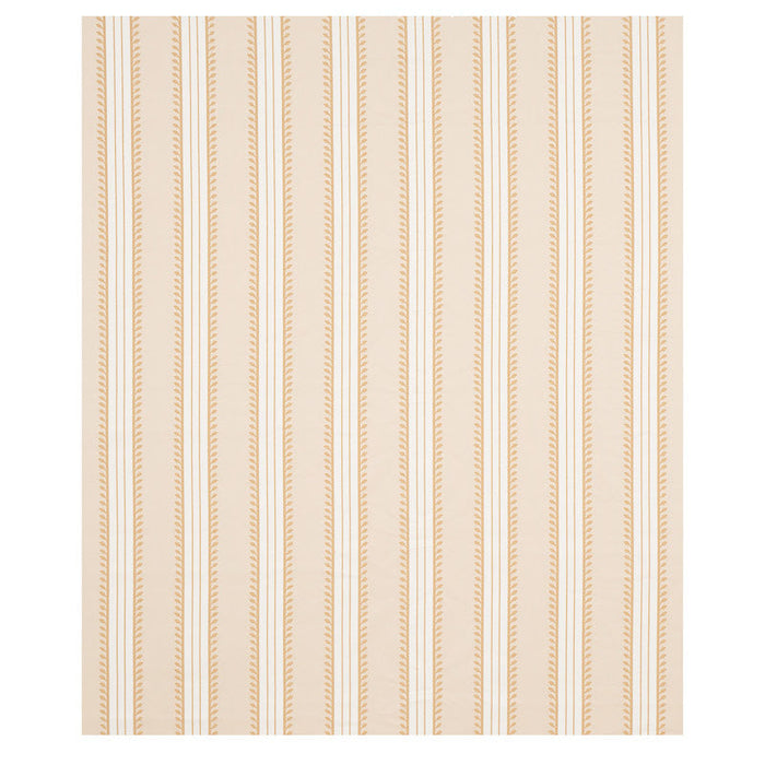 Schumacher Etruscan Stripe Ivory & Ochre Fabric Sample 80720