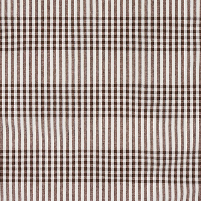 Schumacher Bergen Plaid Brown Fabric Sample 80801