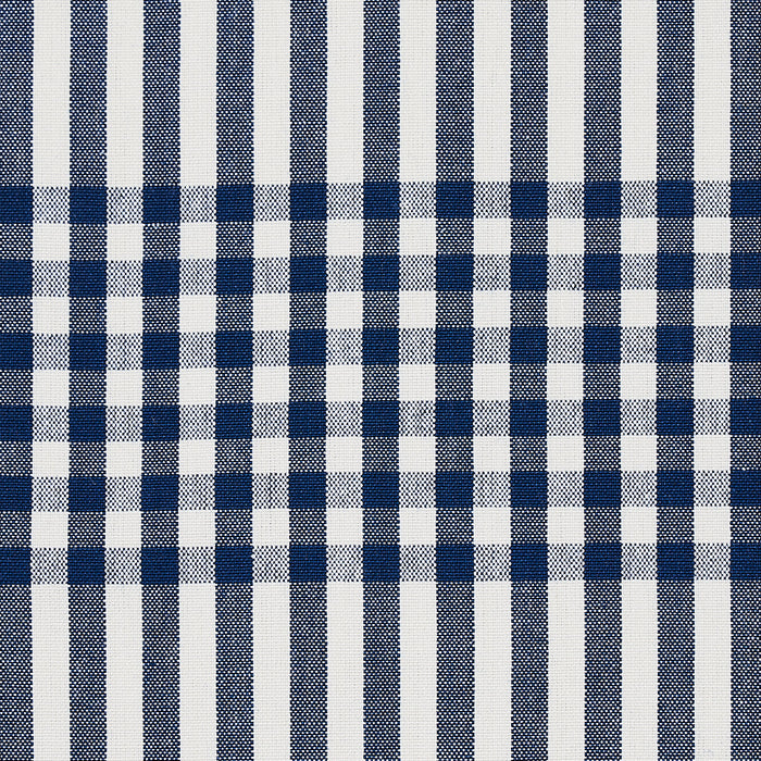 Schumacher Bergen Plaid Navy Fabric Sample 80802