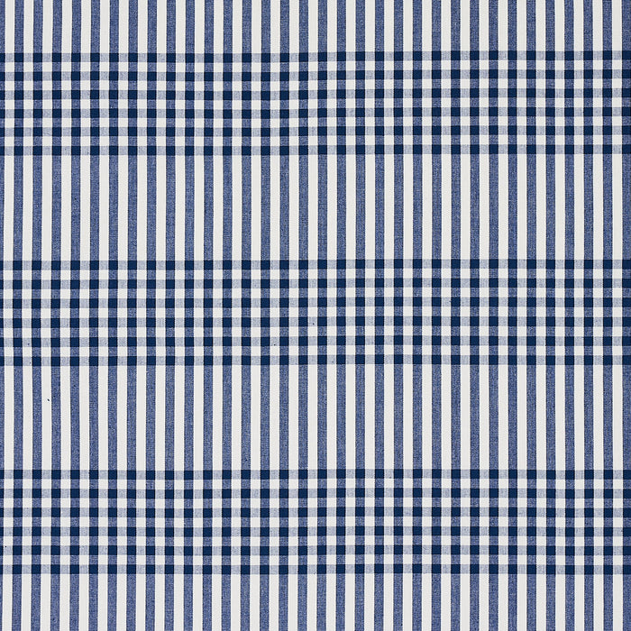 Schumacher Bergen Plaid Navy Fabric Sample 80802