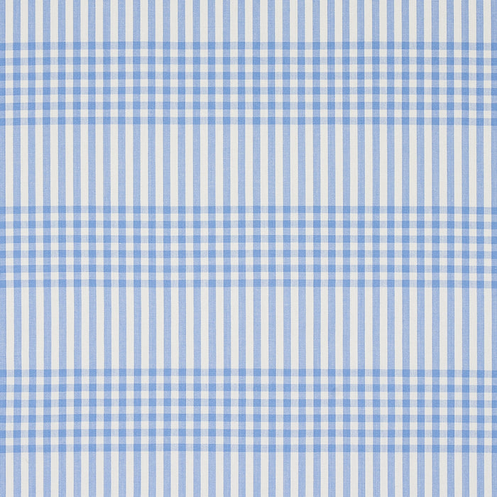 Schumacher Bergen Plaid Sky Fabric Sample 80803