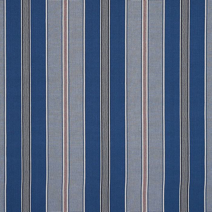 Schumacher Scoop Stripe Neptune Fabric Sample 80810