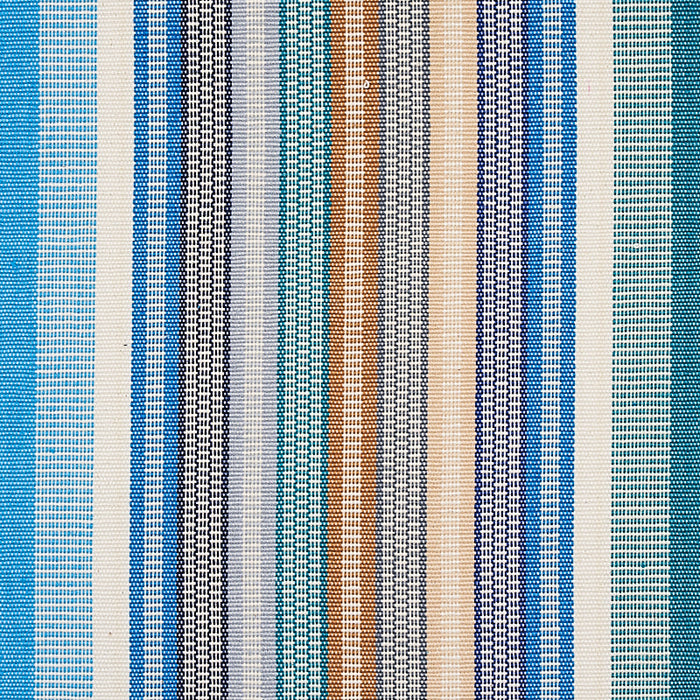 Schumacher Ripple Stripe Surf Fabric Sample 80821