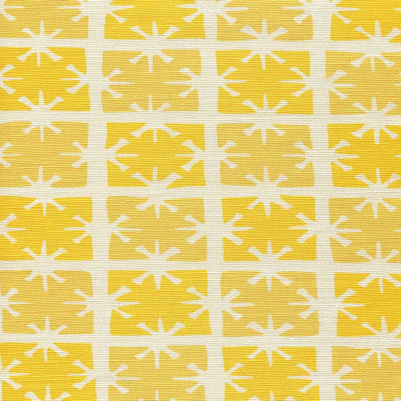 China Seas Georgia Small Scale Sunflower Yellow Fabric 8090-01