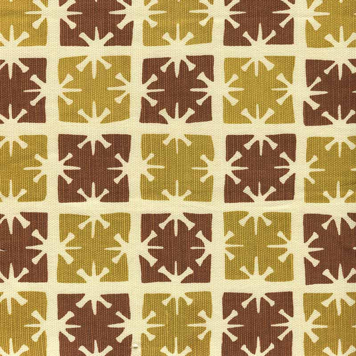 China Seas Georgia Small Scale Camel Tobacco Fabric 8090-02