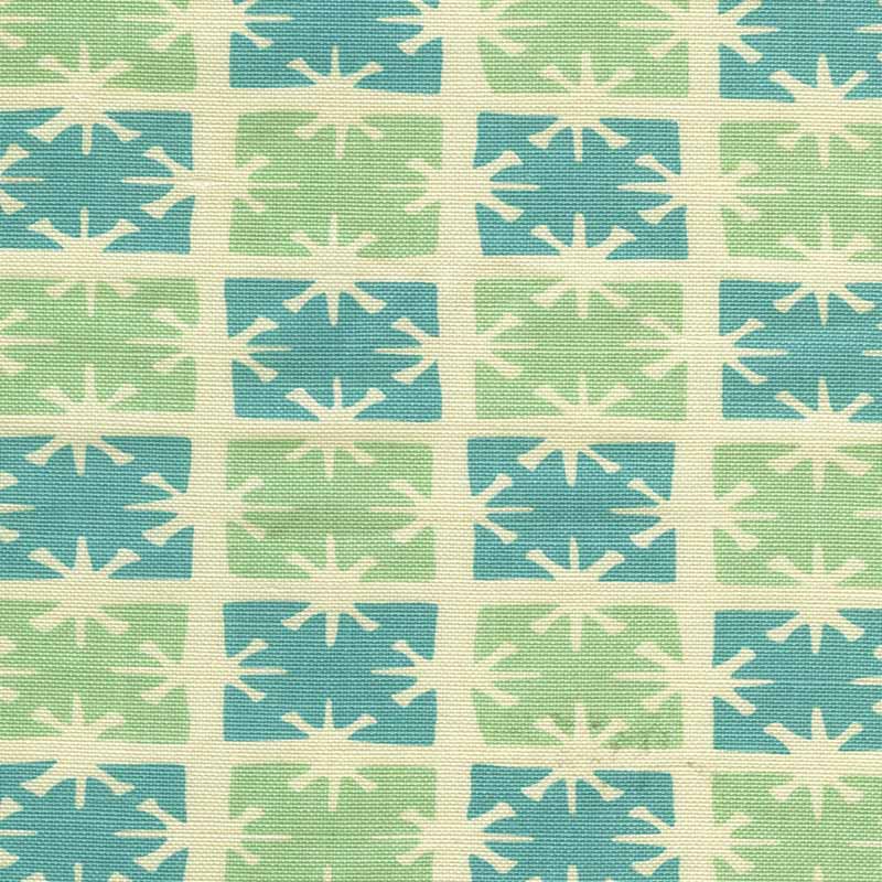 China Seas Georgia Small Scale Aqua Turquoise Fabric 8090-04