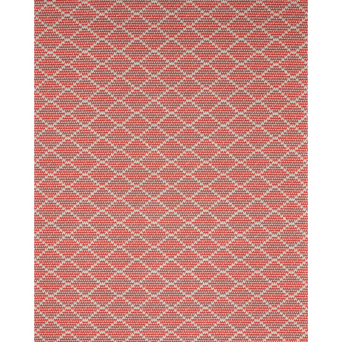 Schumacher Berg Epingle Coral Fabric Sample 80992