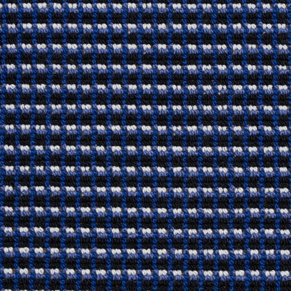 Schumacher Grunda Epingle Cobalt Fabric 81001