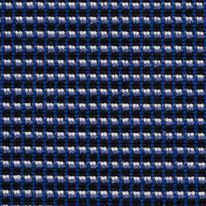 Schumacher Grunda Epingle Cobalt Fabric Sample 81001