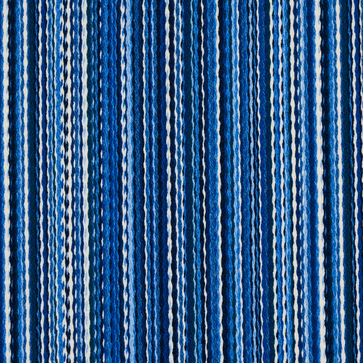 Schumacher Grayson Indoor/Outdoor Cobalt Fabric Sample 81070