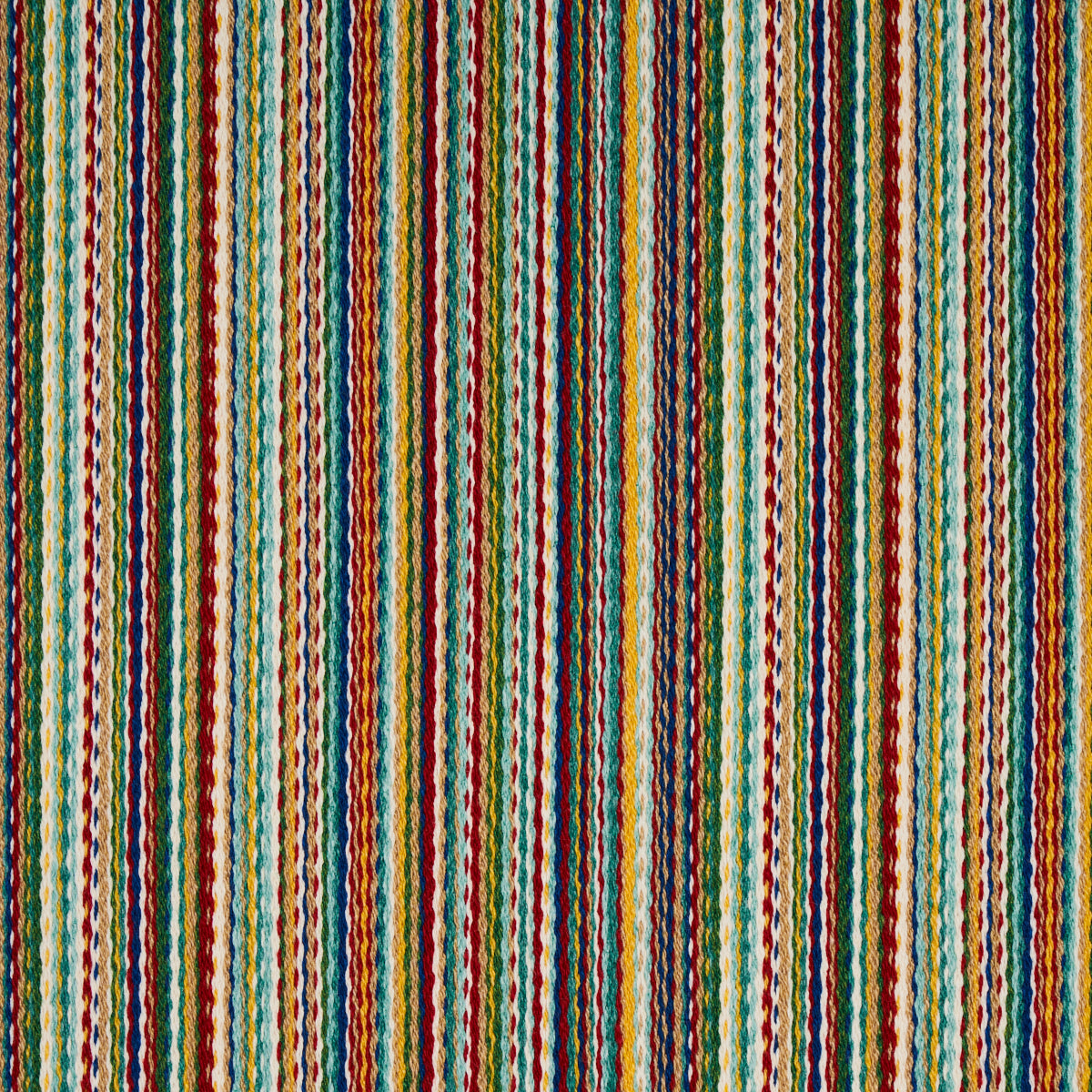 Schumacher Fino Stripe Indoor/Outdoor Multi Fabric 81072