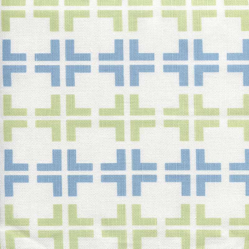 China Seas Frowick Soft Windsor Blue Green Fabric 8110-01