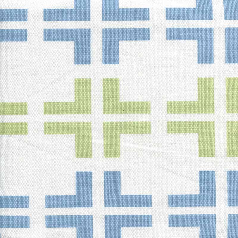 China Seas Frowick Large Scale Soft Windsor Blue Green Fabric 8120-01