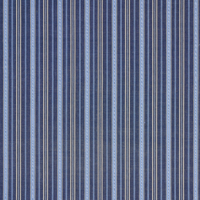 Schumacher Lightfoot Stripe Delft Fabric 81440