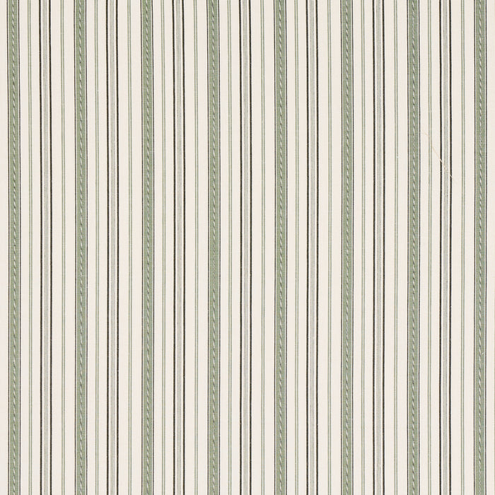 Schumacher Lightfoot Stripe Moss Fabric 81442