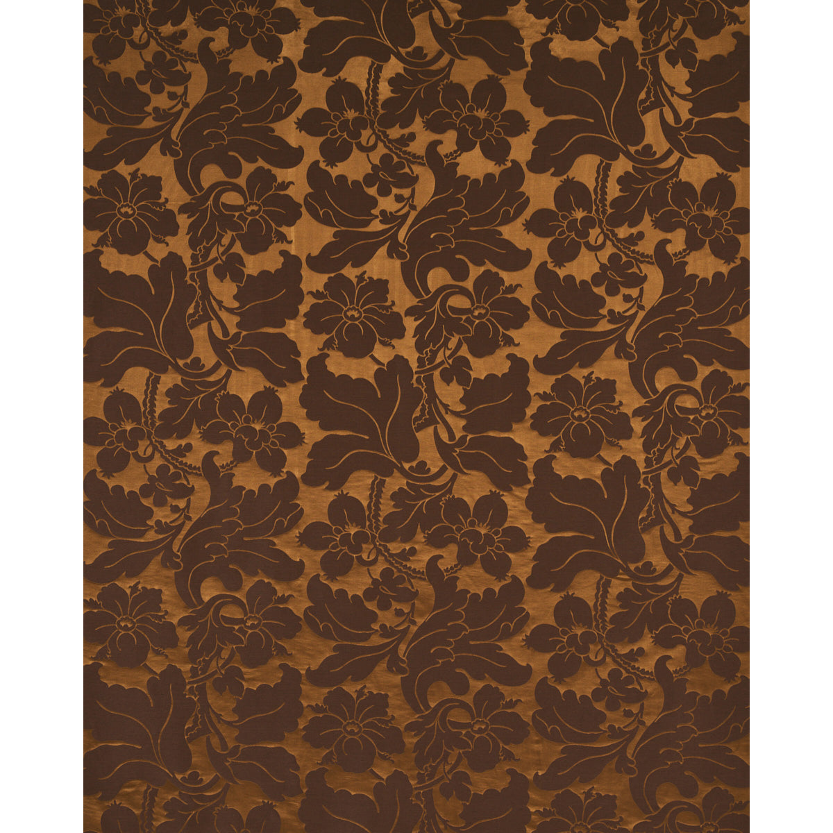 Schumacher Dandridge Damask Apollo Bronze Fabric 81461