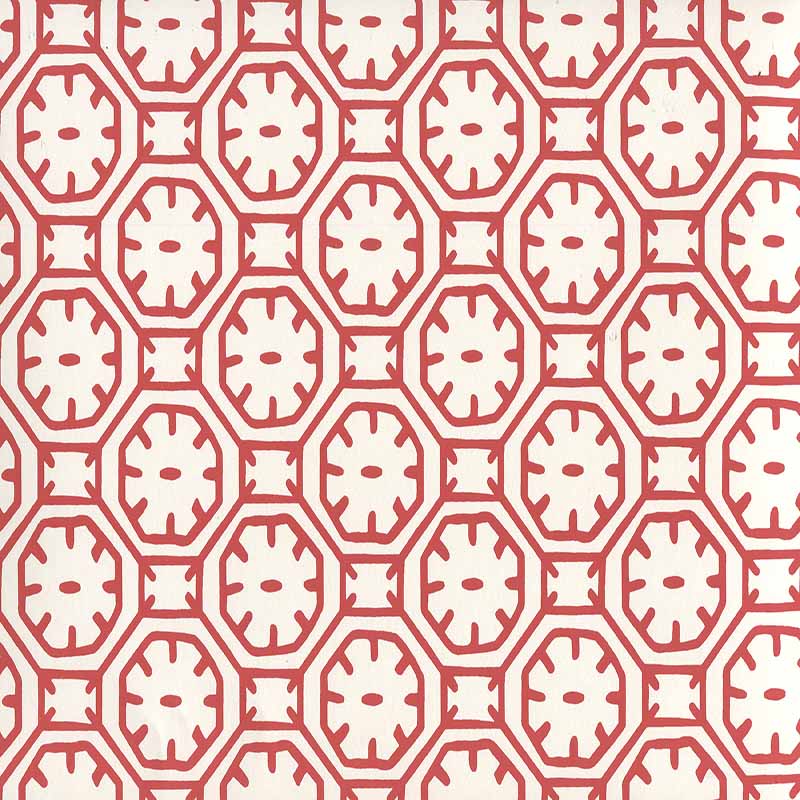 China Seas Ceylon Batik Red Wallpaper 8150WP-09