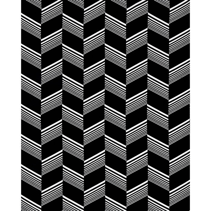 Schumacher Jessie Cut Velvet Black & White Fabric 81573