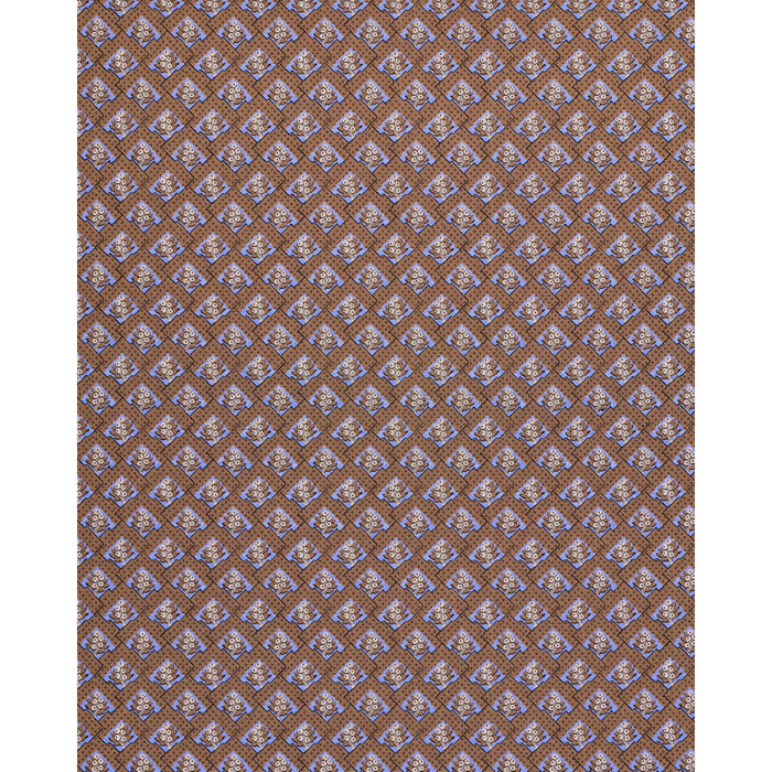 Schumacher Blair Silk Epingle Charlton Brown Fabric Sample 81601