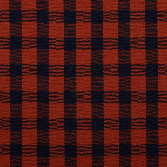 Schumacher Galt Wool Check Americana Fabric Sample 81610