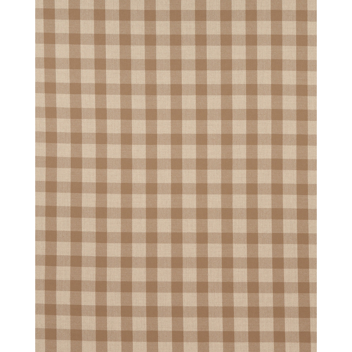 Schumacher Galt Wool Check Coffee Fabric 81611