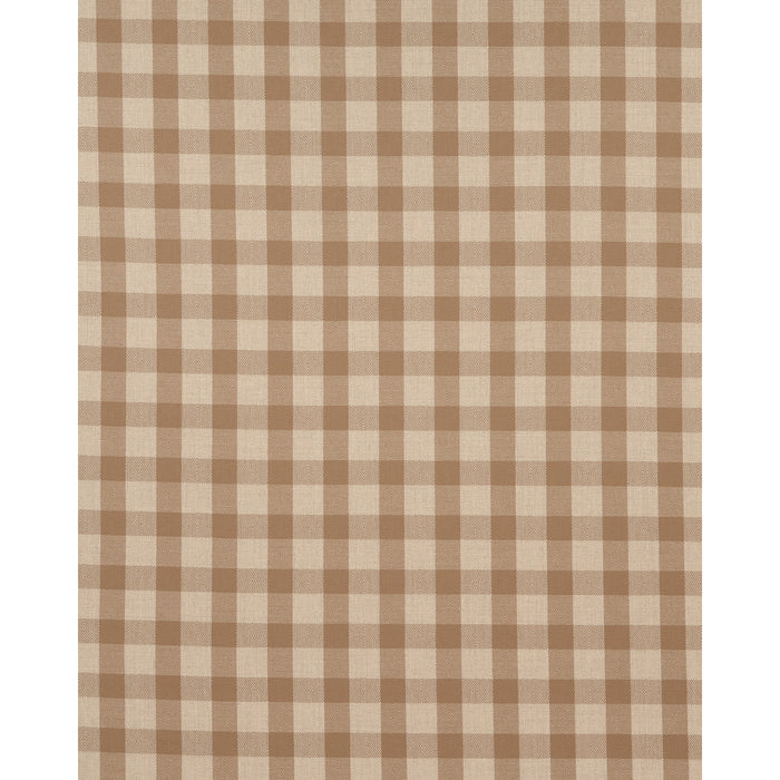 Schumacher Galt Wool Check Coffee Fabric 81611