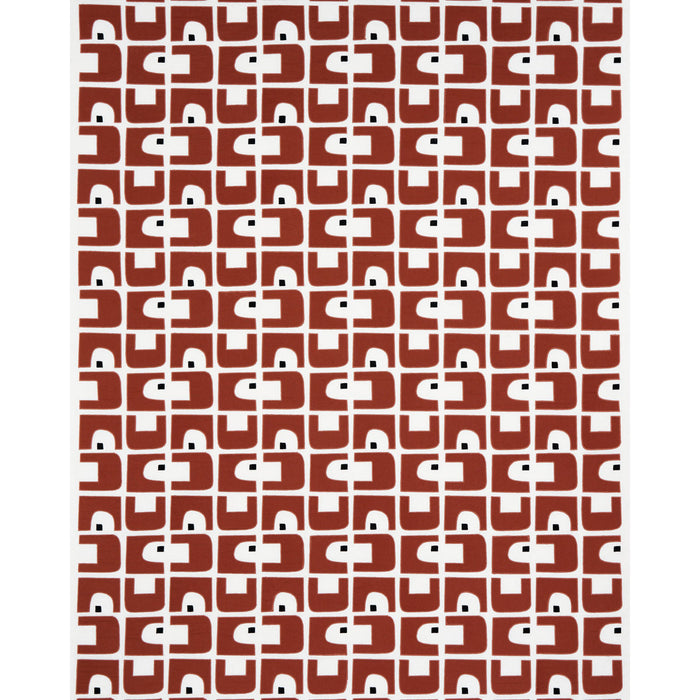 Schumacher Den Applique Clay Fabric Sample 82031