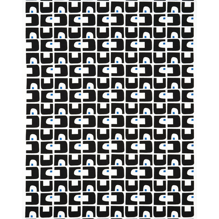 Schumacher Den Applique Carbon Fabric Sample 82032