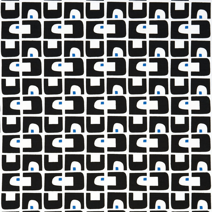 Schumacher Den Applique Carbon Fabric Sample 82032