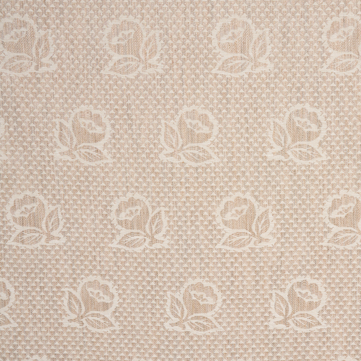 Schumacher Fleurette Natural Fabric 82191.0