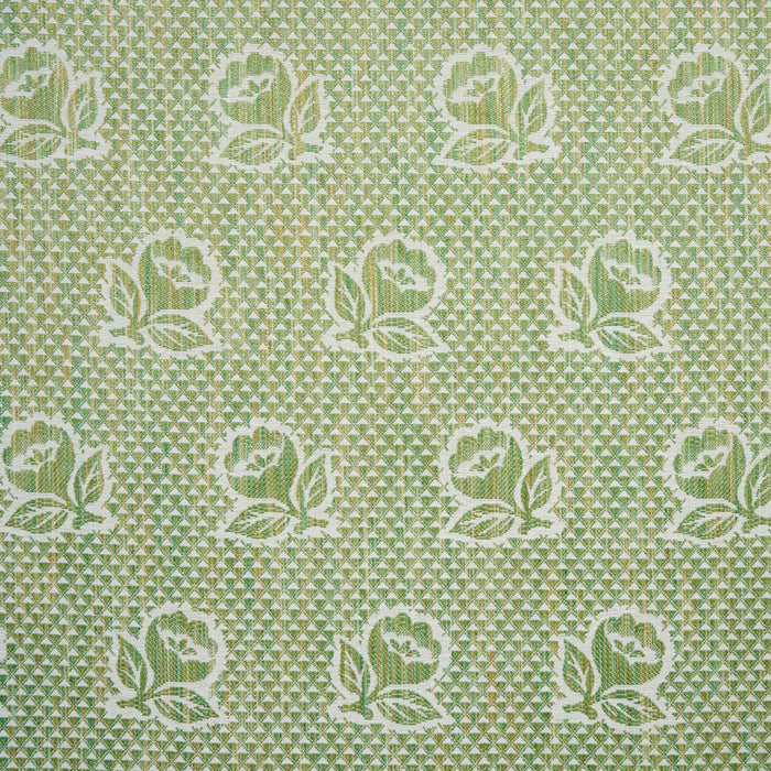 Schumacher Fleurette Leaf Fabric Sample 82192